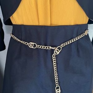 MIchael Kors gold belt